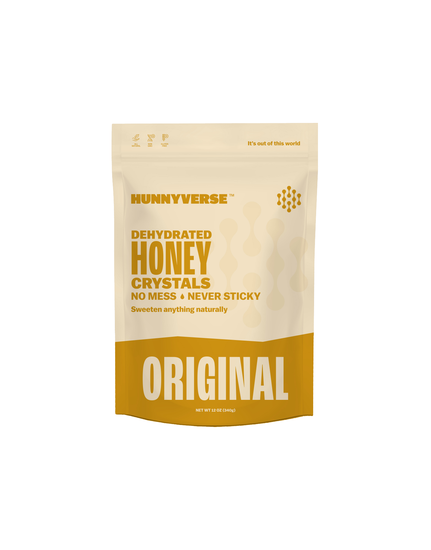 Dehydrated Original Honey - Value Pack - 12oz pouch.